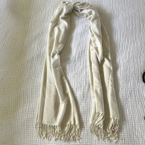 Large Soft Solid Shawl Wrap Scarf Beige